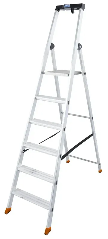 „SOLIDO“ STUFEN-STEHLEITER  6 STUFEN Rabatt